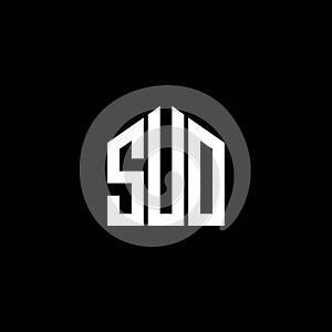 SUO letter logo design on BLACK background. SUO creative initials letter logo concept. SUO letter design.SUO letter logo design on