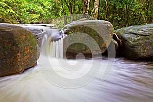 Suoi Tranh waterfall in Phu Quoc, Vietnam photo