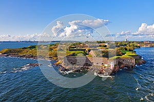 Suomenlinna fortress in Helsinki, Finland