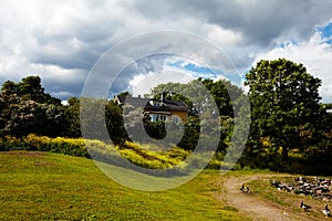 Suomenlinna fortress in Helsinki, Finland