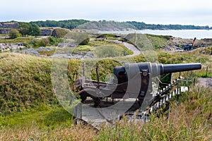 Suomenlinna Sveaborg cannon, Helsinki, Finland