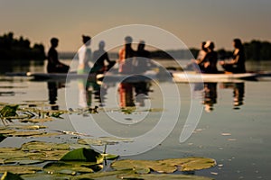 Sup yoga group photo