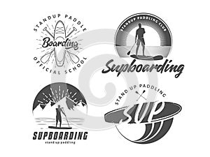 SUP boarding logos