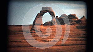 (Super 8 Film) Utah Delicate Arch Monument 1966