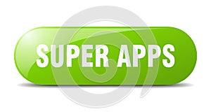 super apps button. super apps sign. key. push button.