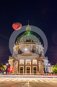 Super blood moon in Kopenhagen