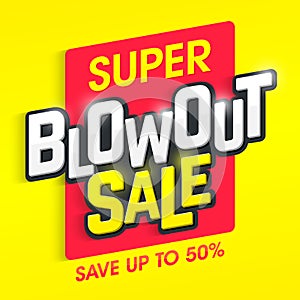 Super Blowout Sale banner