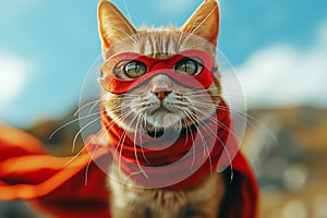 super cat, AI generated