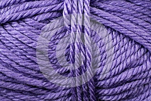 Royal Purple Yarn Texture Close Up