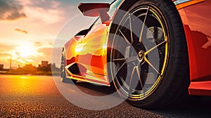 Super Close-up Racecar Photography At Sunset - Sony Alpha A7 Mark Iv