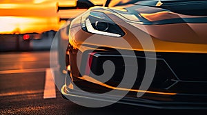 Super Close-up Racecar Photography At Sunset Sony Alpha A7 Mark Iv