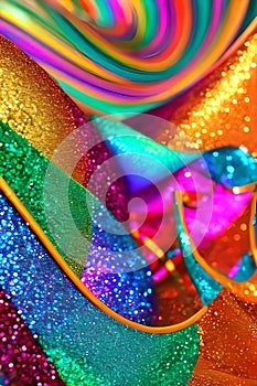 super colorful and bright carnival abstract background