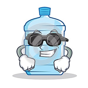 Super cool gallon character cartoon style