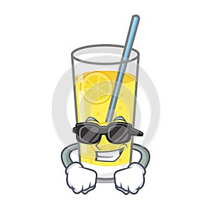 Super cool lemonade character cartoon style