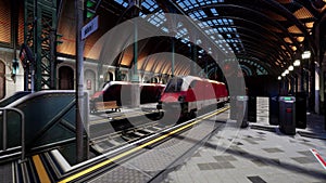 super cool Victorian train station