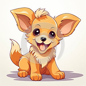 Super Cute Baby Dog in Pokemon Style AI Generated