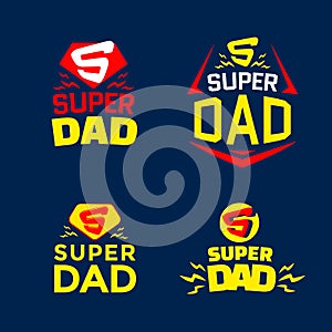 Super Dad emblems