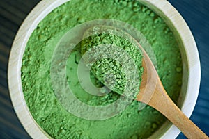Super food Moringa green powder