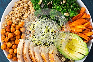 Super foods buddha bowl photo