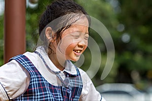 Super Happy Face Expression of Girl