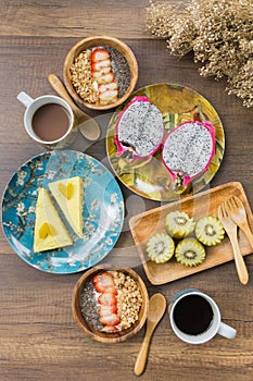 Super healthy organic breakfast set