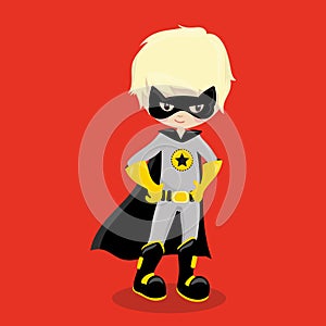 Super Hero Boy Blond Batman 01