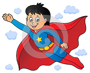 Super hero boy theme image 1