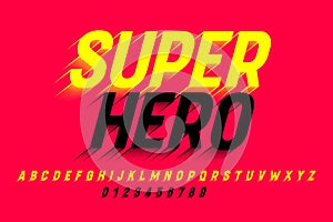 Super Hero comics style font photo