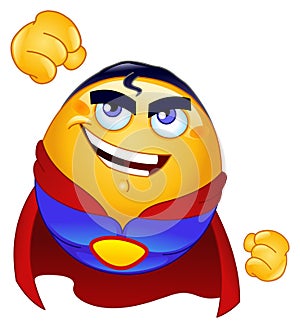 Super hero emoticon