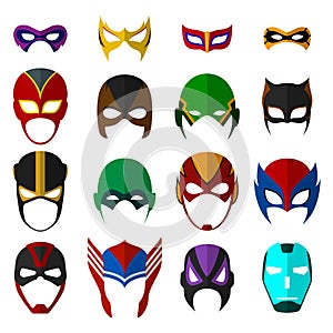 Super hero masks set