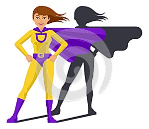 Super Hero Woman Character Cartoon