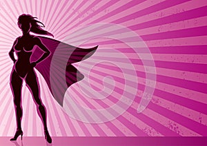 Super Heroine Background