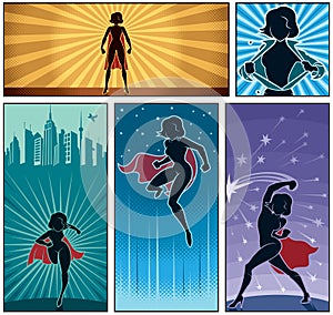 Super Heroine Banners 2