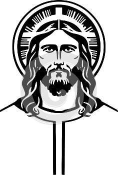 Super lovely vector art Holy Christ emblem