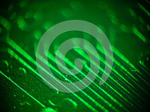 Super macro details of a computer RAM