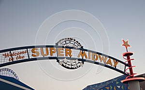 Super Midway Sign at Texas State Fair