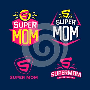Super mom emblem