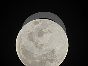 Super Moon Image by Nikon Coolpix P900 photo