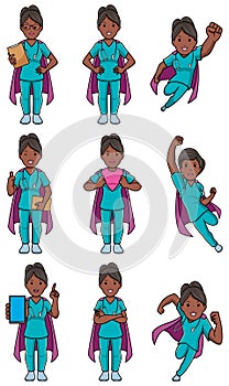 Super Nurse Indian Female Set