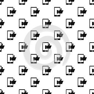 Super phone pattern vector