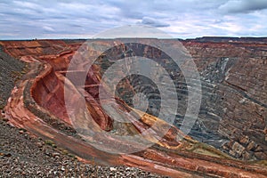 Super pit open cut gold mine in Kalgoorlie, Western Australia