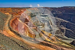 The Super Pit open goldmine in Kalgoorlie, Western Australia