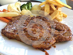 Super popular foods is steak pork delicious