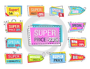 Super Price with 20 Off Promotional Logotypes