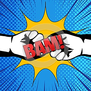 Super punch comic concept