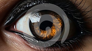 Super Realistic Bat Eye In Cryengine Style - Uhd Image
