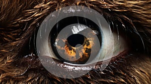 Super Realistic Bear Eye - Vray Tracing, Naturalistic Bird Portraits, And More