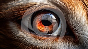 Super Realistic Goat Eye: Photorealistic Rendering Of An Animal\'s Eye