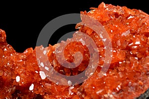 Super Red Heulandite Crystals from old Collection