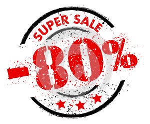 SUPER SALE 80% OFF rubber stamp grunge style